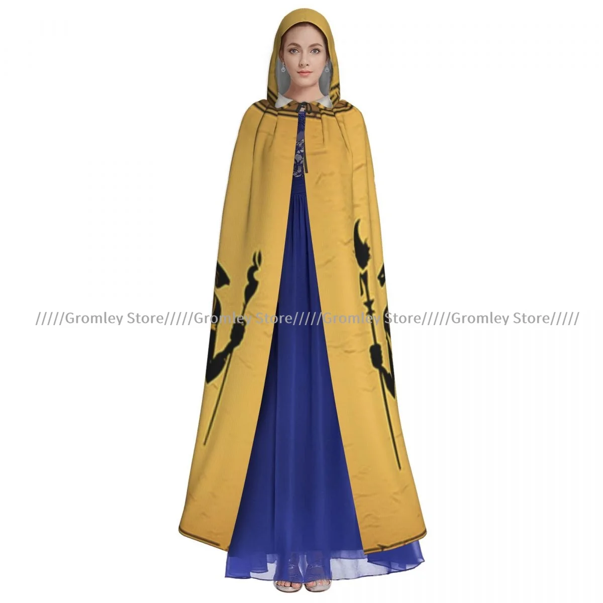 Унисекс плащ на Хэллоуин гранги египетские боги Анубис Хорус накидка с капюшоном