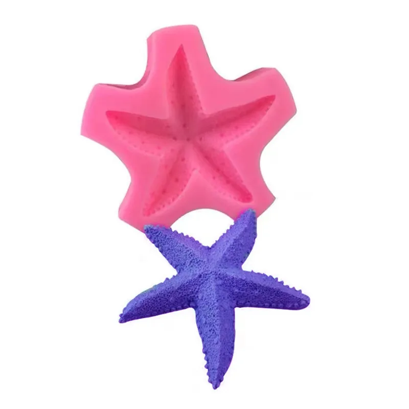 

Силиконовая форма в виде морской звезды для свечей, гипсового мыла, шоколада, еды