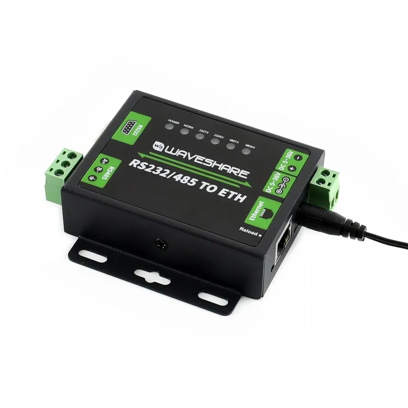 Промышленный преобразователь RS232/RS485 для Ethernet двойные последовательные порты