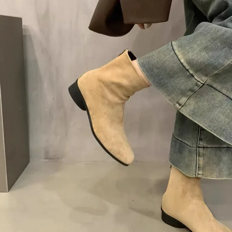 2024 женская обувь высокого качества женские ботильоны модные современные ботинки