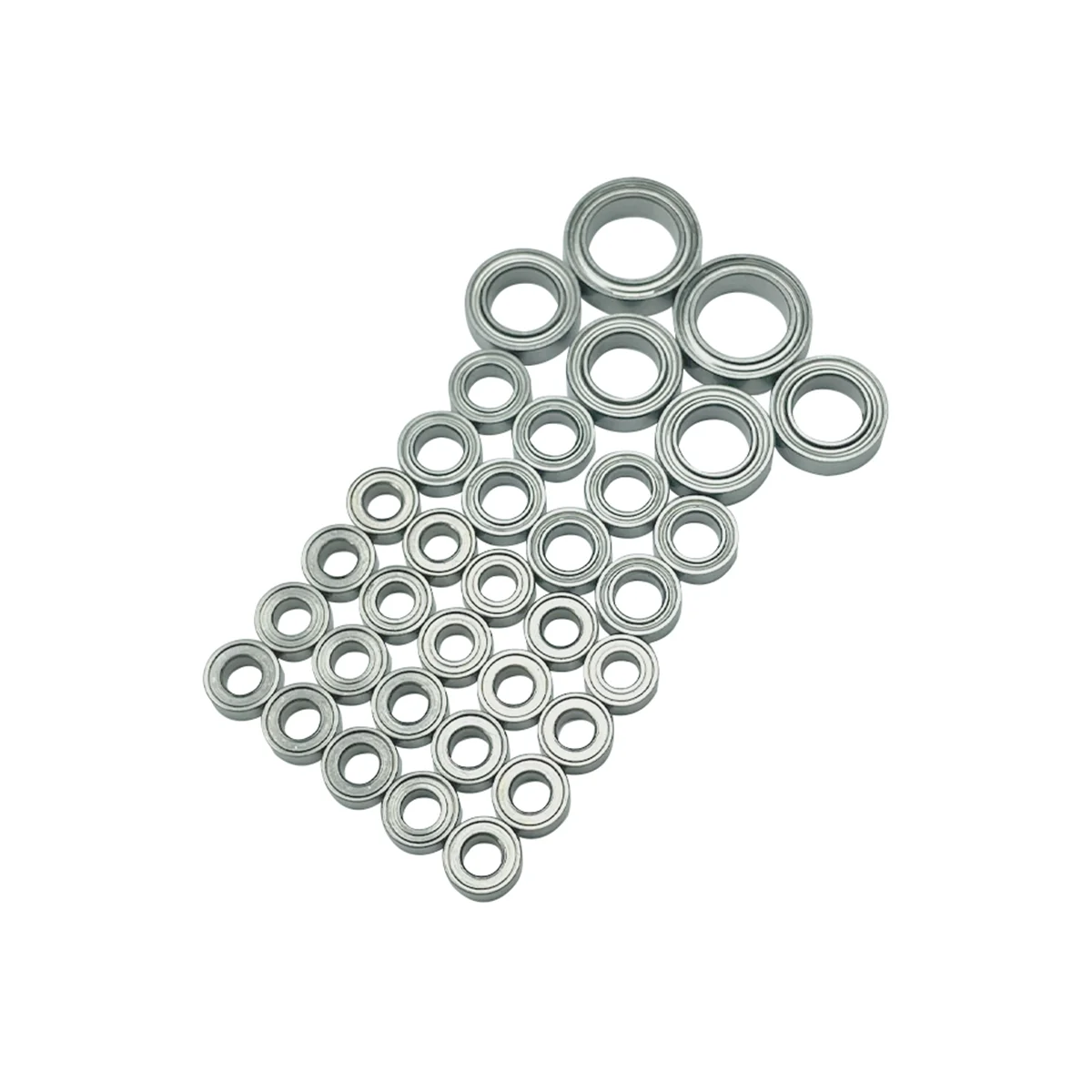 

34 шт., набор стальных подшипников P06 для lдц-P06 P06 Unimog 1/12, запчасти для радиоуправляемых грузовиков, автомобилей, аксессуары