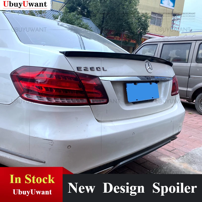 

Спойлер для W212 2008-2015 Mercedes-Benz W212 YC E-class E200 E260, спойлер из АБС-пластика, цветное заднее крыло автомобиля, задний спойлер