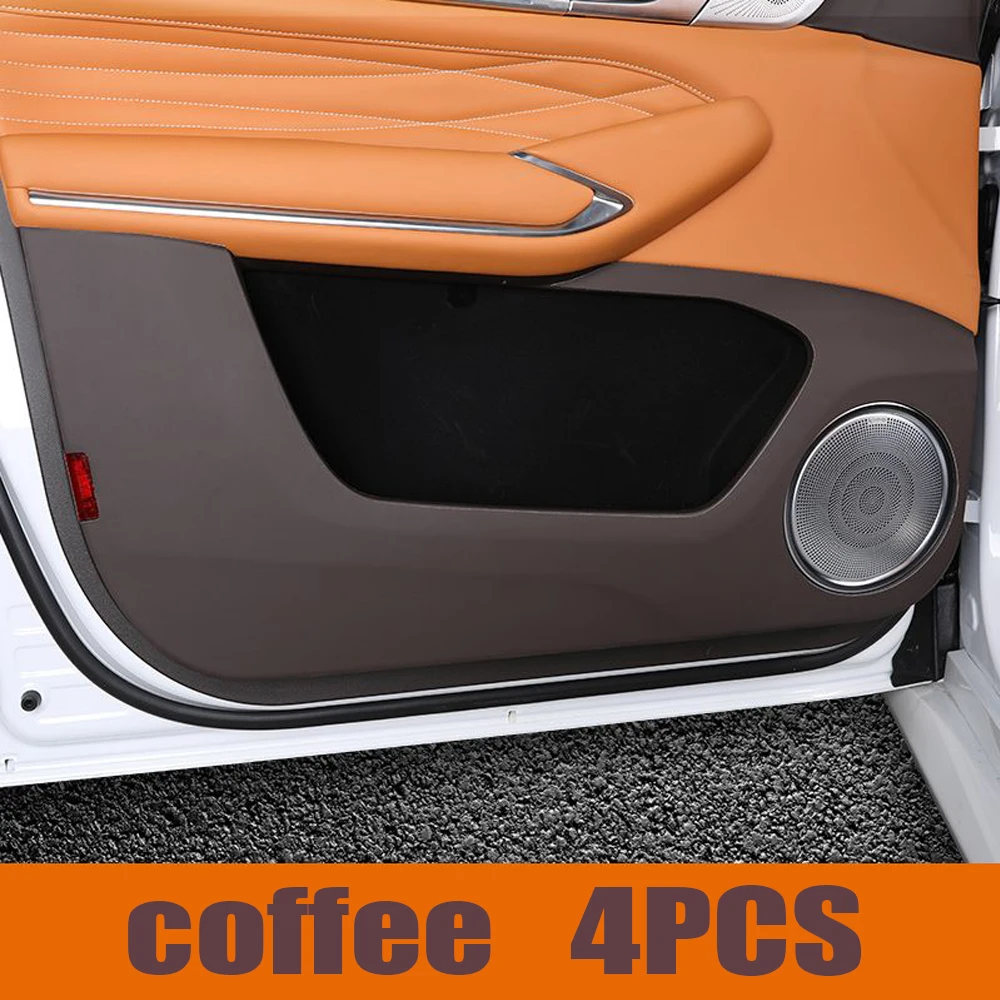 

Для GWM Great Wall Tank 500 2022-2025 кожаная накладка на дверь автомобиля, защита от ударов, основная и пассажирская пленка для водителя, аксессуары для защиты от ударов