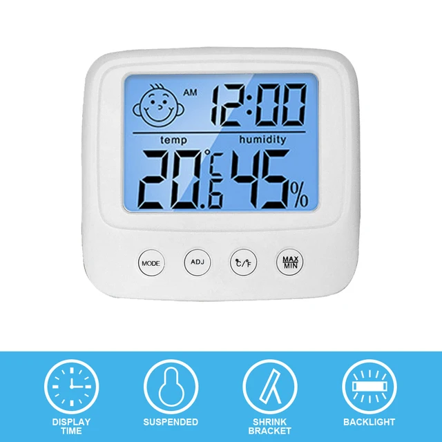 

2022 LCD Digital Thermometer Hygrometer Indoor Electronic Temperature Hygrometer Multifunctional Thermometer Sensor Weather