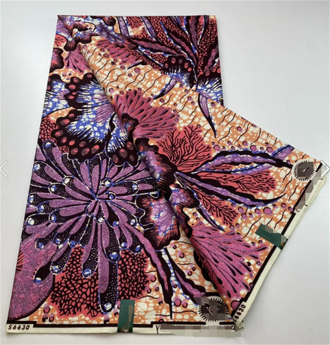 2024 новый стиль африканская ткань Supe-V hollande нигерийский золотой восковой принт