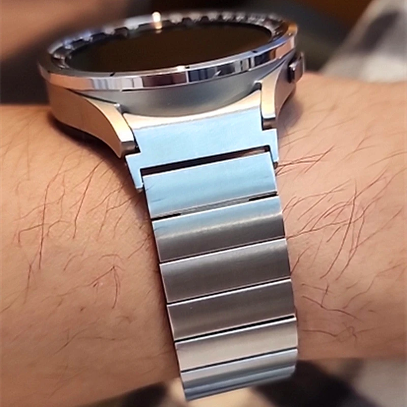 Bezel Ring+Strap for Samsung Galaxy Watch 4 5 Pro 45mm 44mm 40mm No Gaps Metal Band Galaxy Watch 4 6 Classic 42mm 46mm 43/47mm