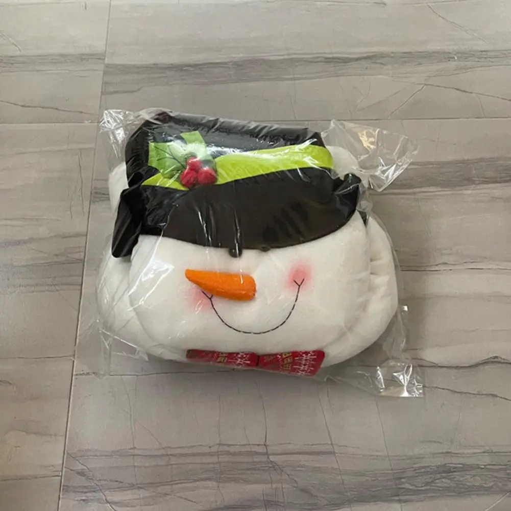 

Топпер для рождественской елки, праздничные топперы для елки, очаровательный мультяшный Санта-Клаус, снеговик с длинным рукавом, многоразовые рождественские украшения