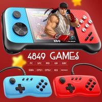 handheld game console 4849 games nostalgic game console color screen retro toy two roles gamepad and av boy game console