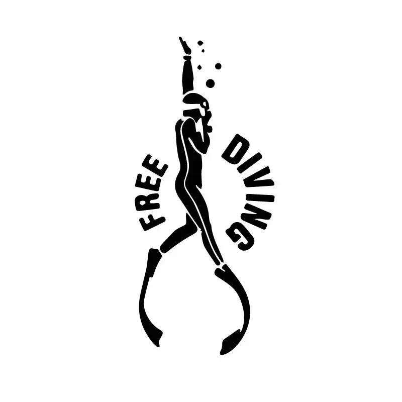 

Черные/серебряные виниловые декоративные Переводные картинки в виде приключений для дайвинга 17 см * 7,5 см