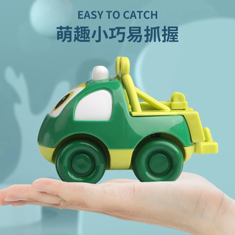 

Q Version Engineering Car Mini Cartoon Return Car Inertia Sliding Early Childhood Education Children's Gift Toy