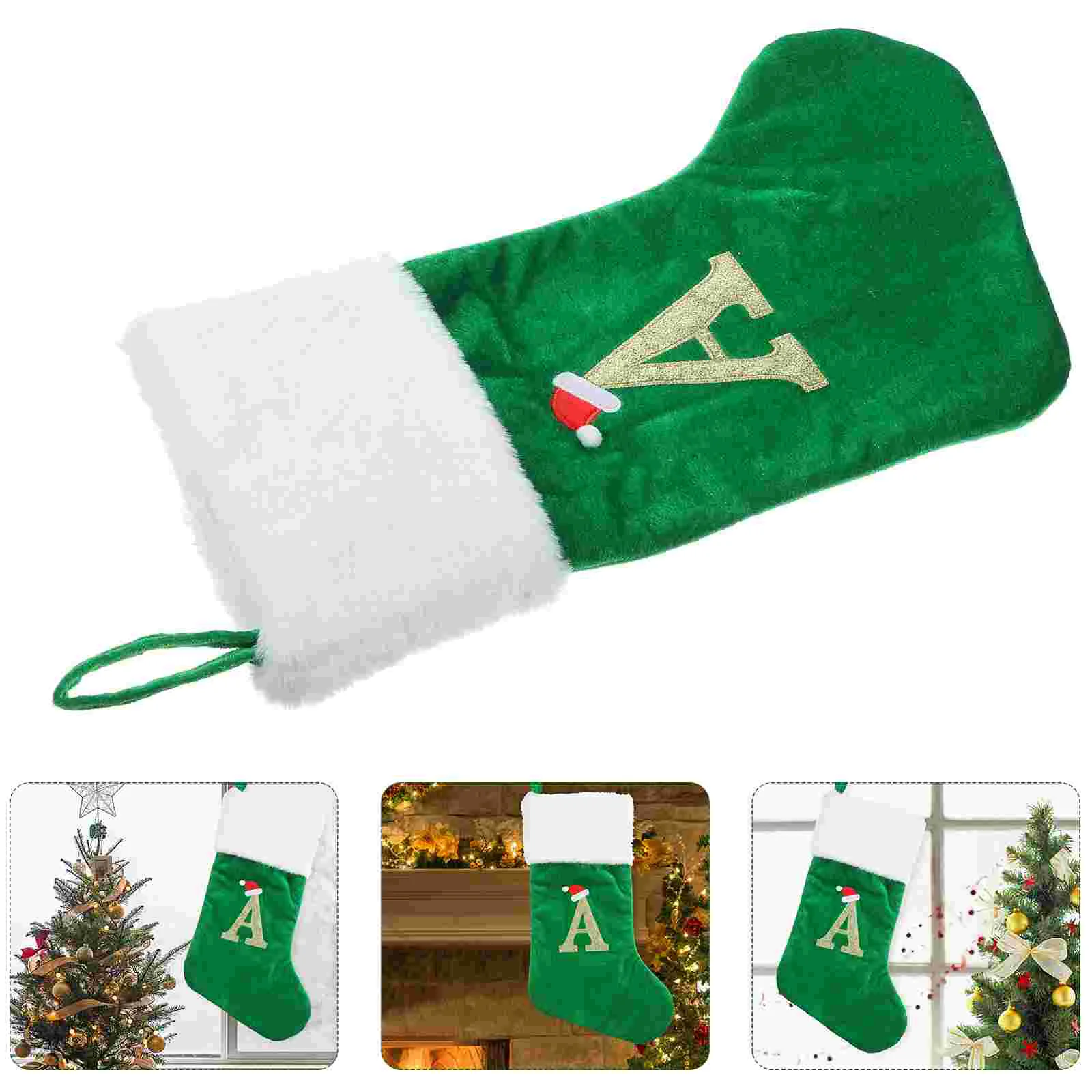 

Xmas Party Stocking Hanging Gift Bag Christmas Decoration Sock Pendant Tree Festival Socks