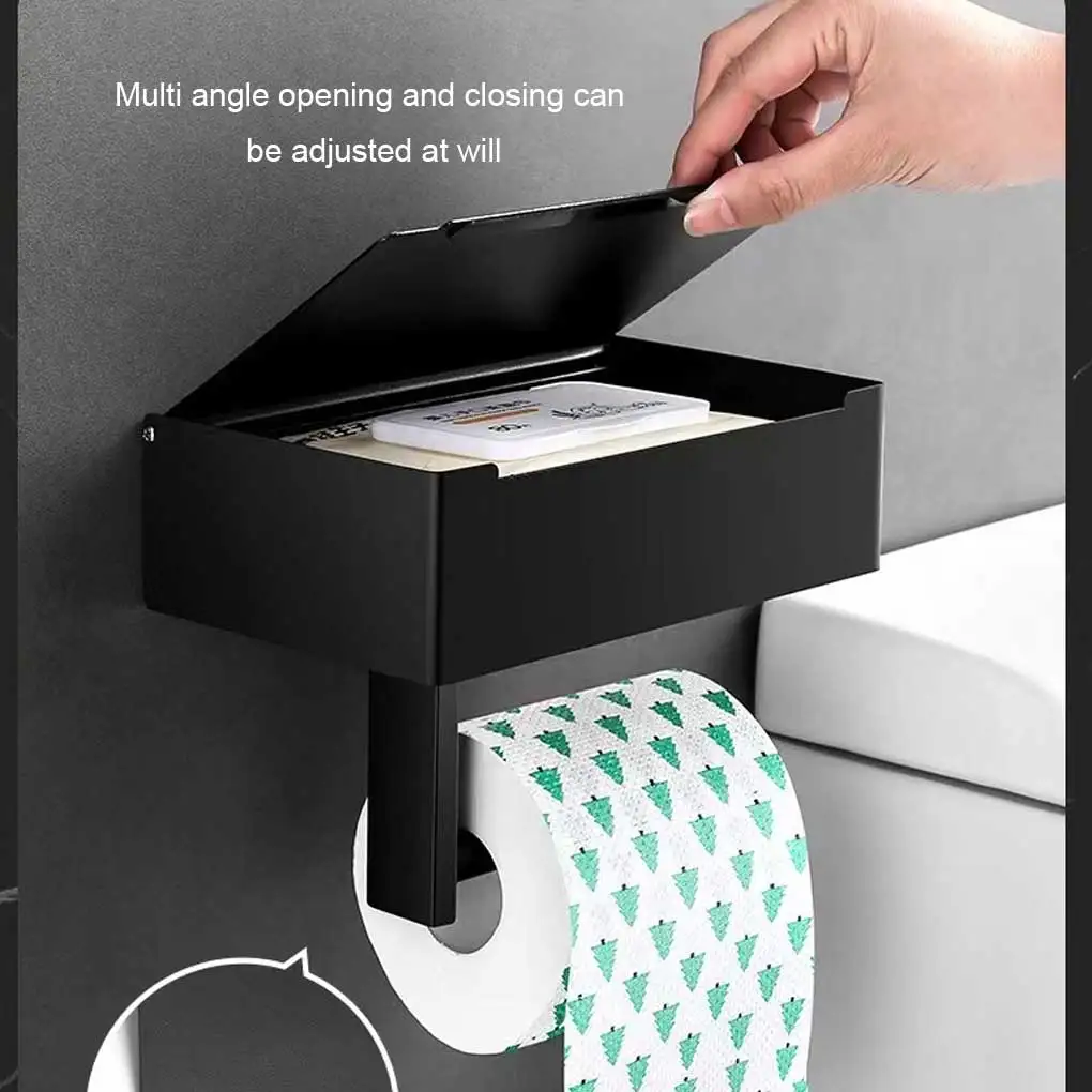 

Roll Tissues Holder Toilet Paper Shelf Heavy Duty Storage Rack Hotel