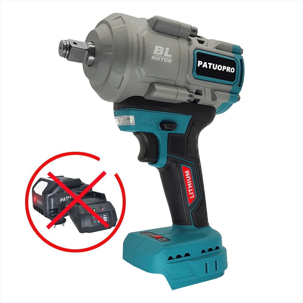 

PATUOPRO Бесщеточный ударный гайковерт 1800 Нм 1/2 дюйма