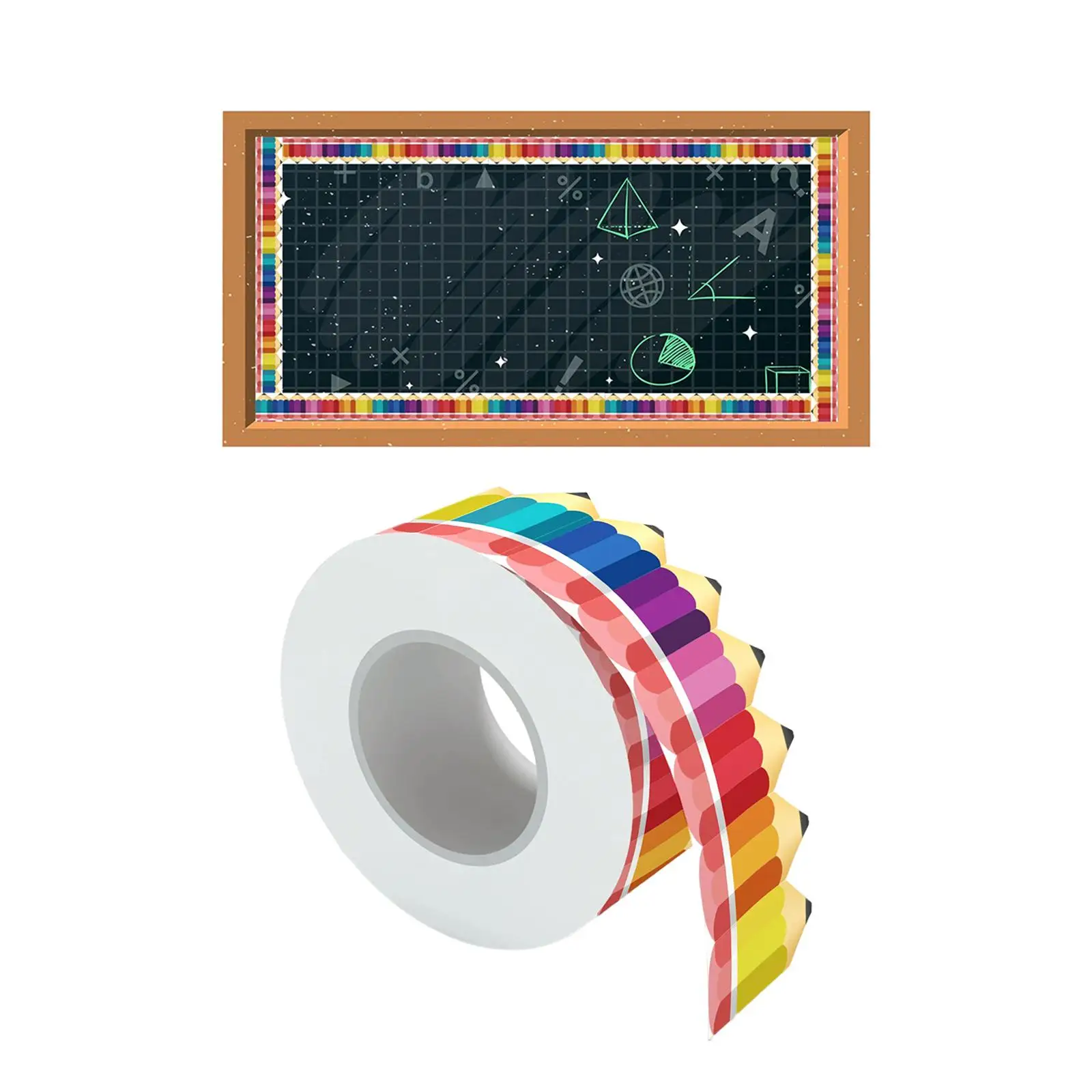 Bulletin Board Borders Stylish Cute Rolled Border Trim Classroom Borders For Office Blackboard Classroom Wall Decoration