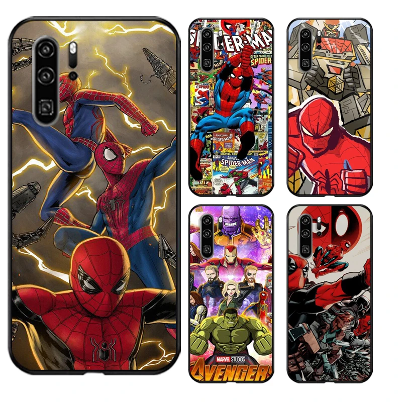 

Marvel Avengers Phone Cases For Huawei Honor P20 P20 Lite P20 Pro P30 Lite Huawei Honor P30 P30 Pro Cases Carcasa Coque