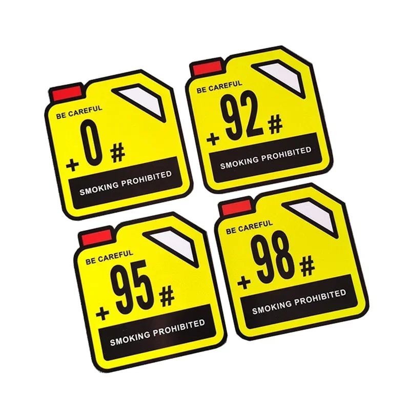 Виниловая наклейка с номером топлива 10 см