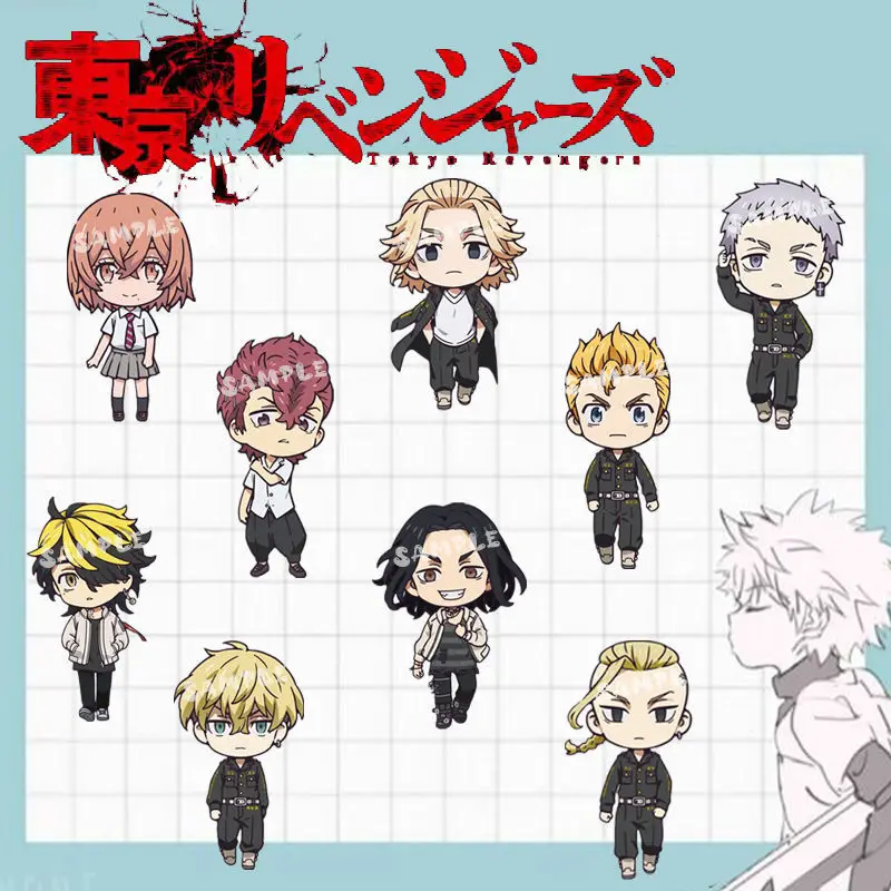 

Tokyo Revengers Badges Haitani Brothers Ran Rindo Figures Series Brooches Diluc Acrylic Pins Anime Fans Collections