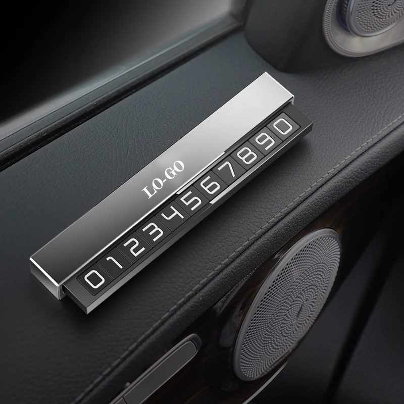 

Автомобильная металлическая парковочная карта, парковочная табличка с номером телефона для BMW MINI Cooper S F54 F55 F56 F60 R55 R56 R60 R61, автомобильные аксе...