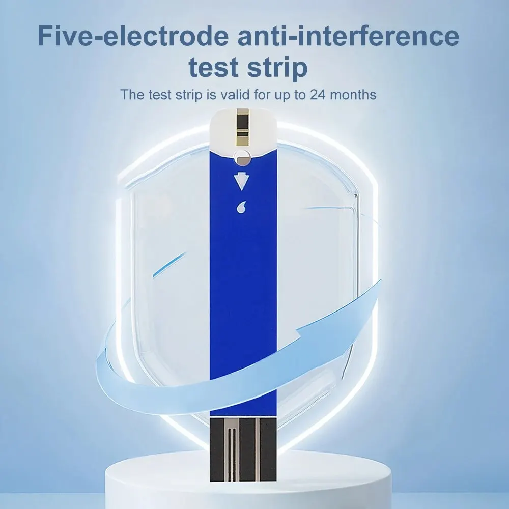 Набор Для Измерения Уровня Глюкозы В Крови INSMART С 50 Тест-полосками Быстрого