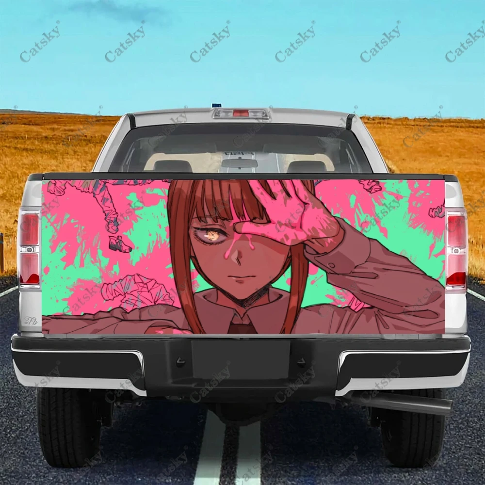

Custom Japanese Anime Chainsaw Man Car Tail Trunk Stickers Decal Car Automobiles Decoration for SUV Off-road Universal Pickup