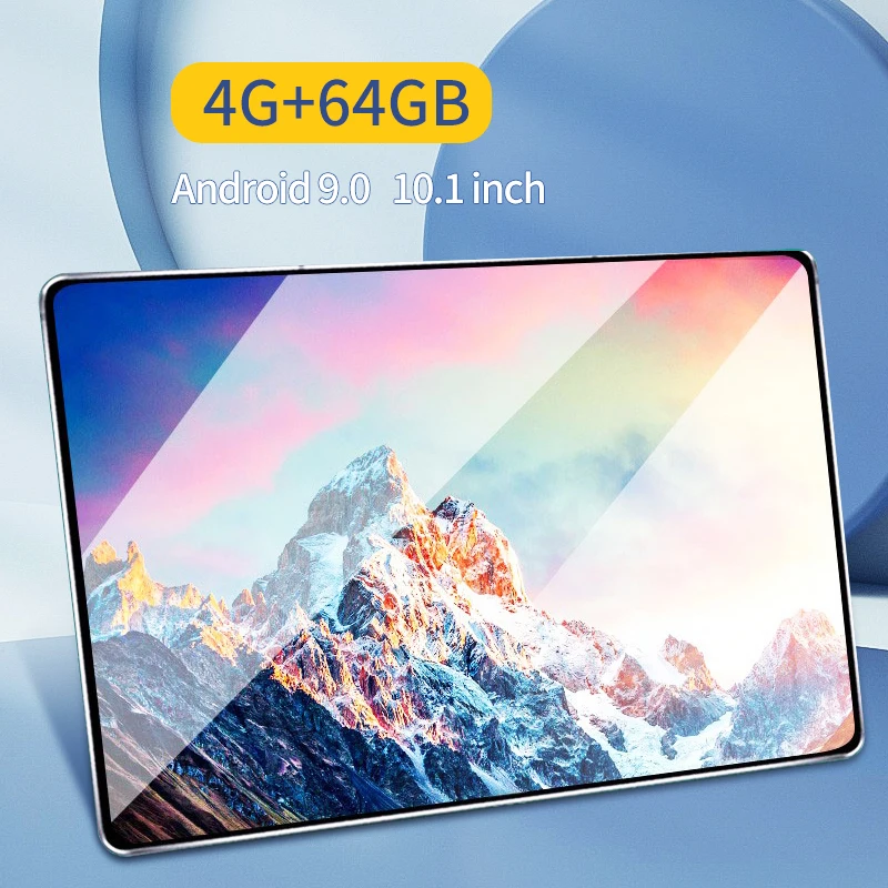 

New Hot 4G+64GB WiFi Android 9.0 Tablet 10.1 Inch Octe Core 4G Network Android Buletooth Call Phone Tablet Gifts free gifts