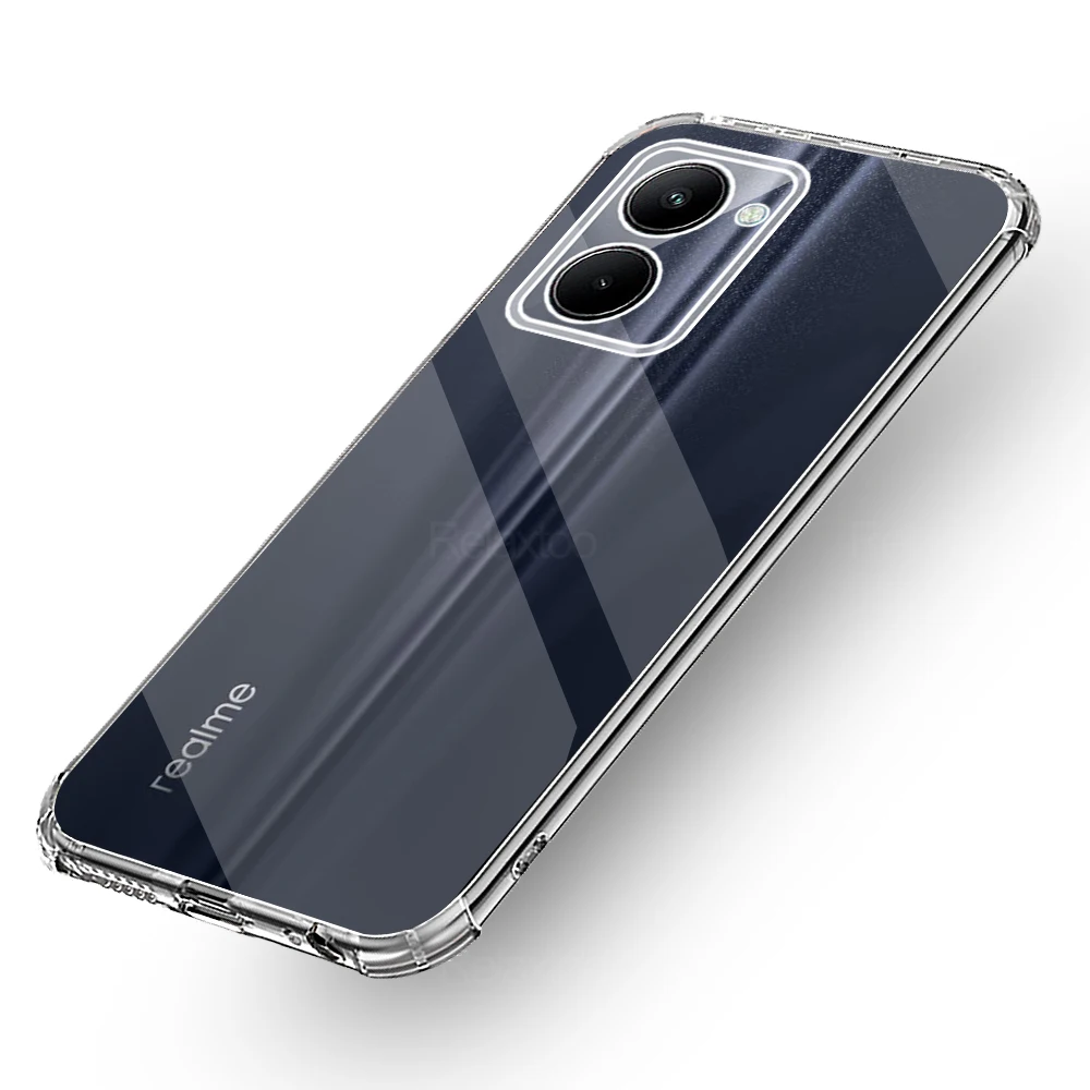 Чехол Realmi C33 4G, прозрачные воздушные мешки, Мягкая силиконовая задняя крышка для Realme C33 C 33 4G 2022 RMX3624 6,5 дюйма, противоударные Чехлы Realmec33