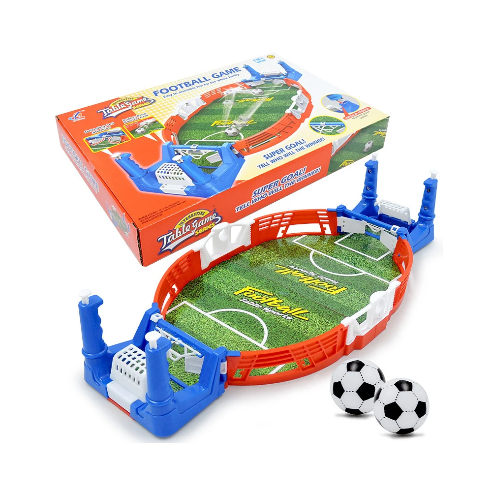 

Mini Foosball Games Tabletop Football Game Set for Kids 2-Player Desktop Soccer Game Portable Parent-Child Interactive Table Toy