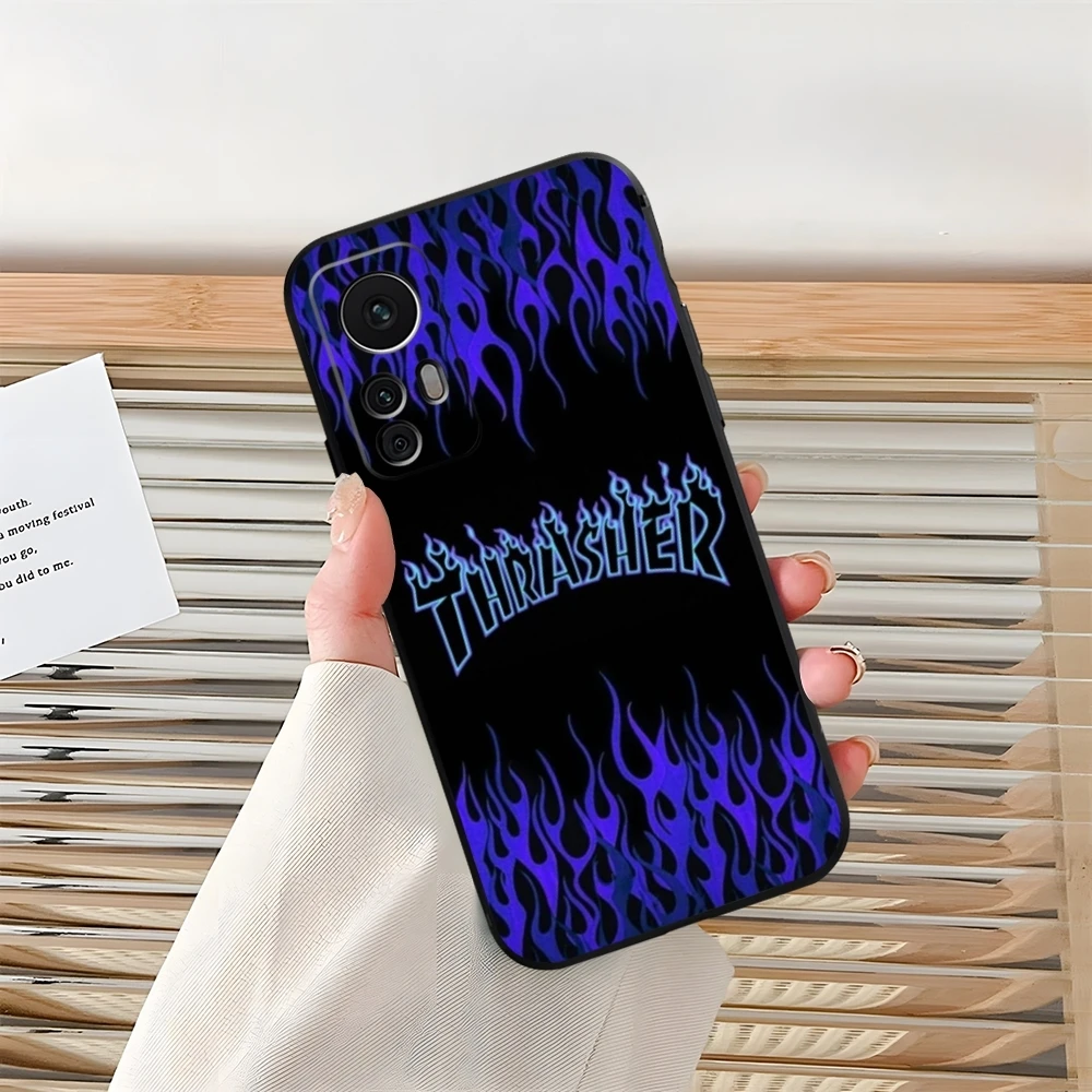 Чехол для телефона Thrashers Funda Xiaomi 14 11T 13 12 Lite Ultra Redmi Note 10 Pro POCO F4 F5 X5 Coque