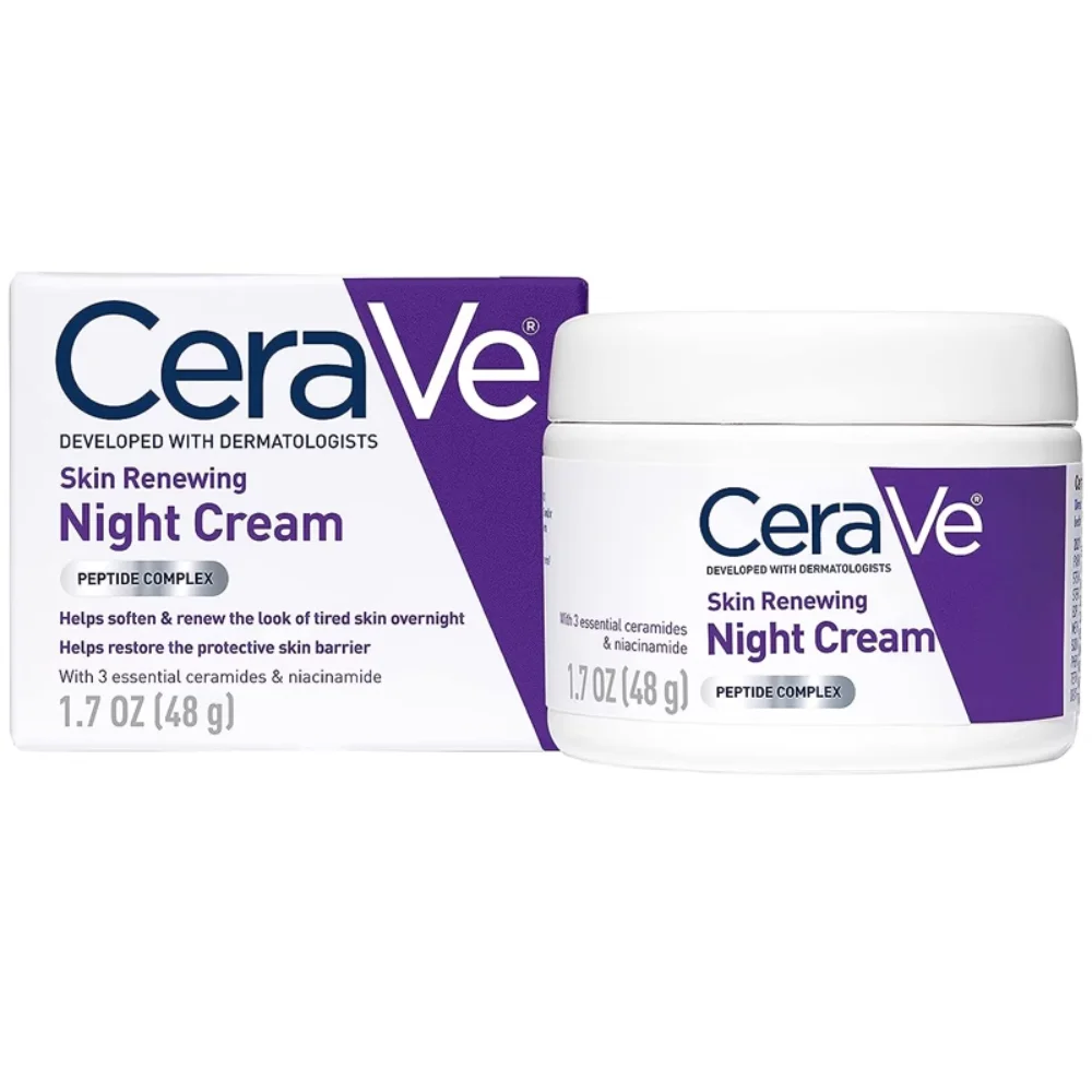 

Cerave Avocado Polypeptide Skin Renewing Night Cream 48g Antioxidant Repairing Anti-Wrinkle Regenerating Nourishing Skin Care