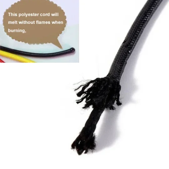 Оптовая продажа 0,5/1/1,5/2 мм высококачественной экологически чистой полированной корейской парафиновой нити для браслетов из полиэстера, восковой веревки на 200 ярдах.