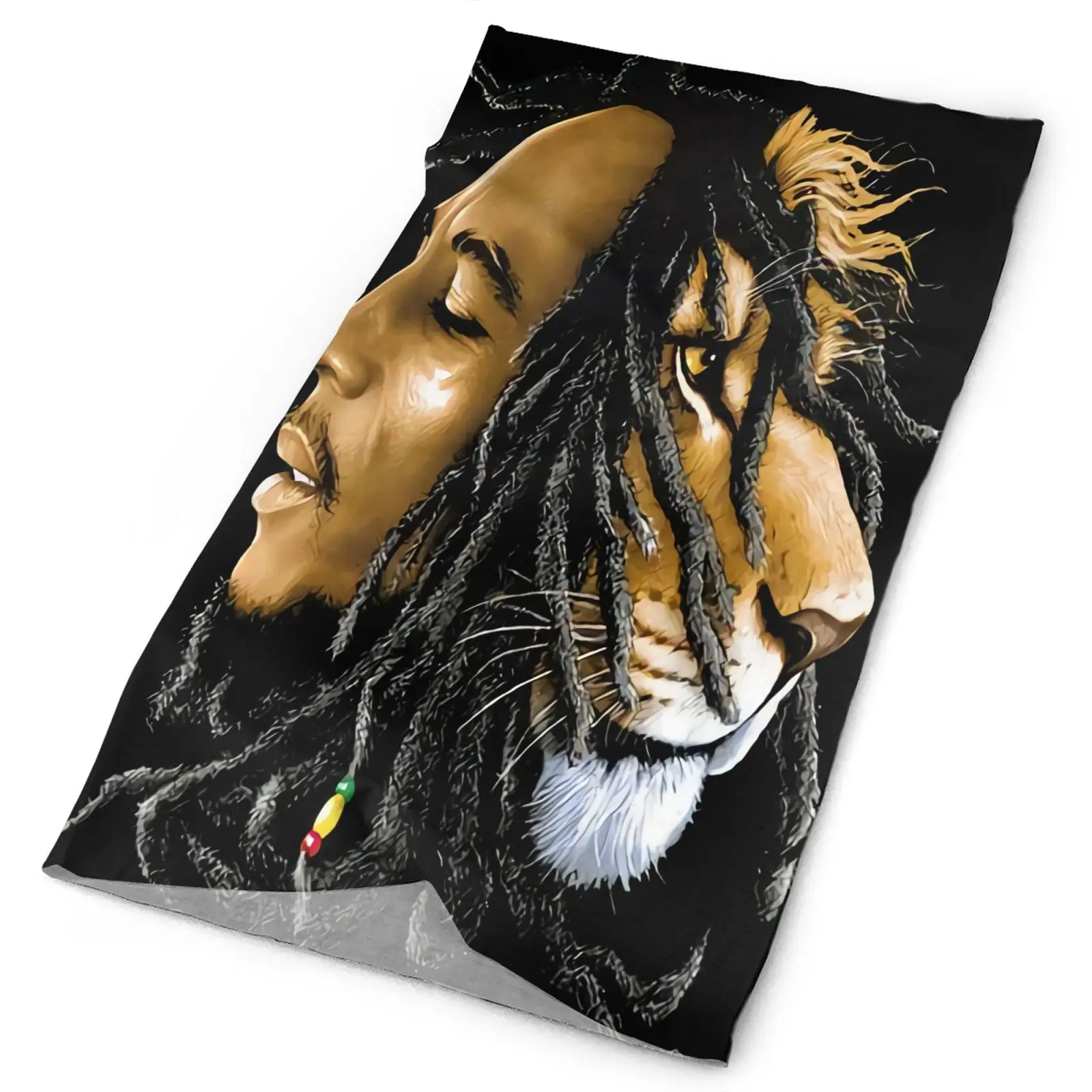 

Bob Marley Reggae Tmask Lion Men's Bandana Ski Mask Snowboard Accessories Men's Bike Mask Kaffiyeh Military Tactical Face Mask