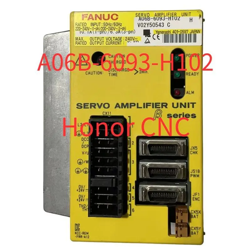 

A06B-6093-H102 Servo Ampilifer Unit A06B 6093 H102
