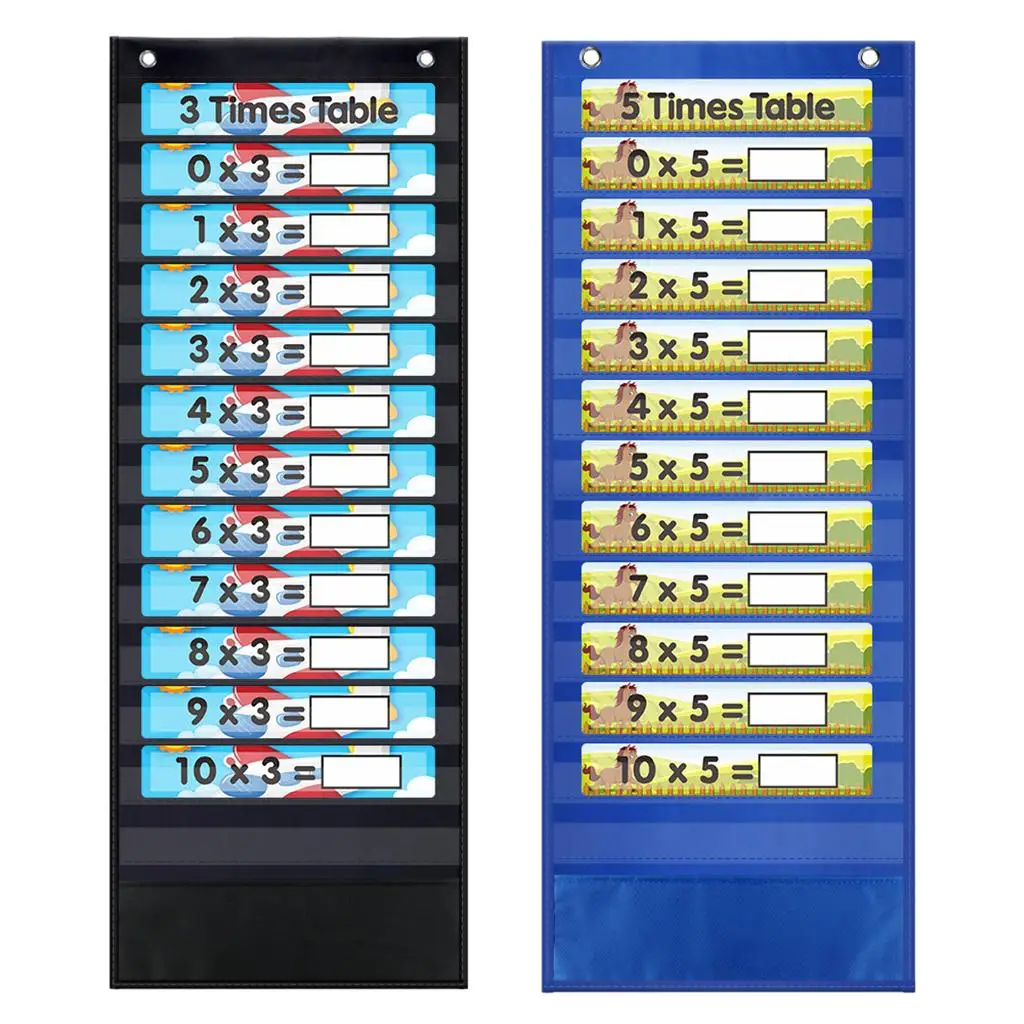 

Reusable Multiplication Table Poster Learning Toy Math Charts Teaching Aid