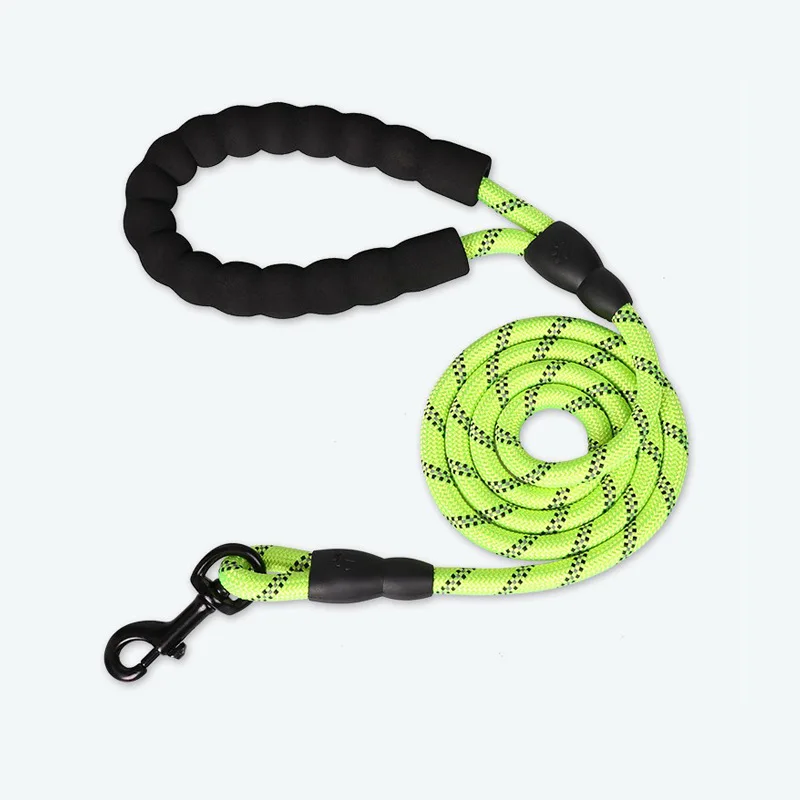 

Reflective Dog Leash New Multi-color Round Rope Comfortable Handle Four Seasons Universal Pet Accessories 3 Sizes To Choose From