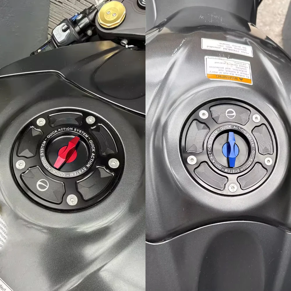 Фото Быстросъемная крышка топливного бака для мотоциклов Suzuki GSX-R 1000/600/750, GSX-S 1000/750, SV 650/1000/S, HAYABUSA. Аксессуары. №1
