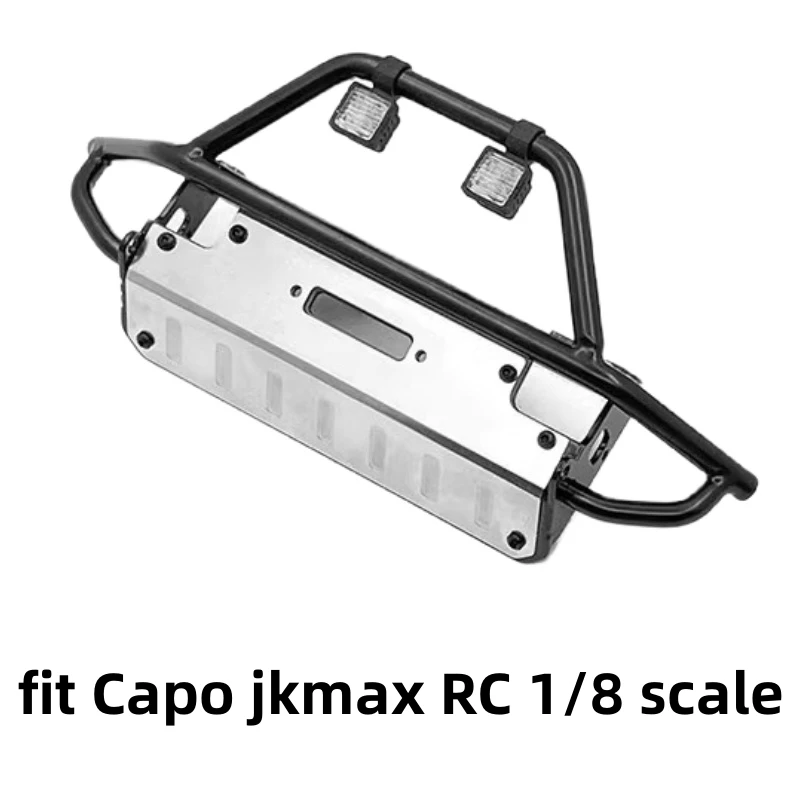 Металлический бампер и прожекторы для Capo jkmax Wrangler 1/8