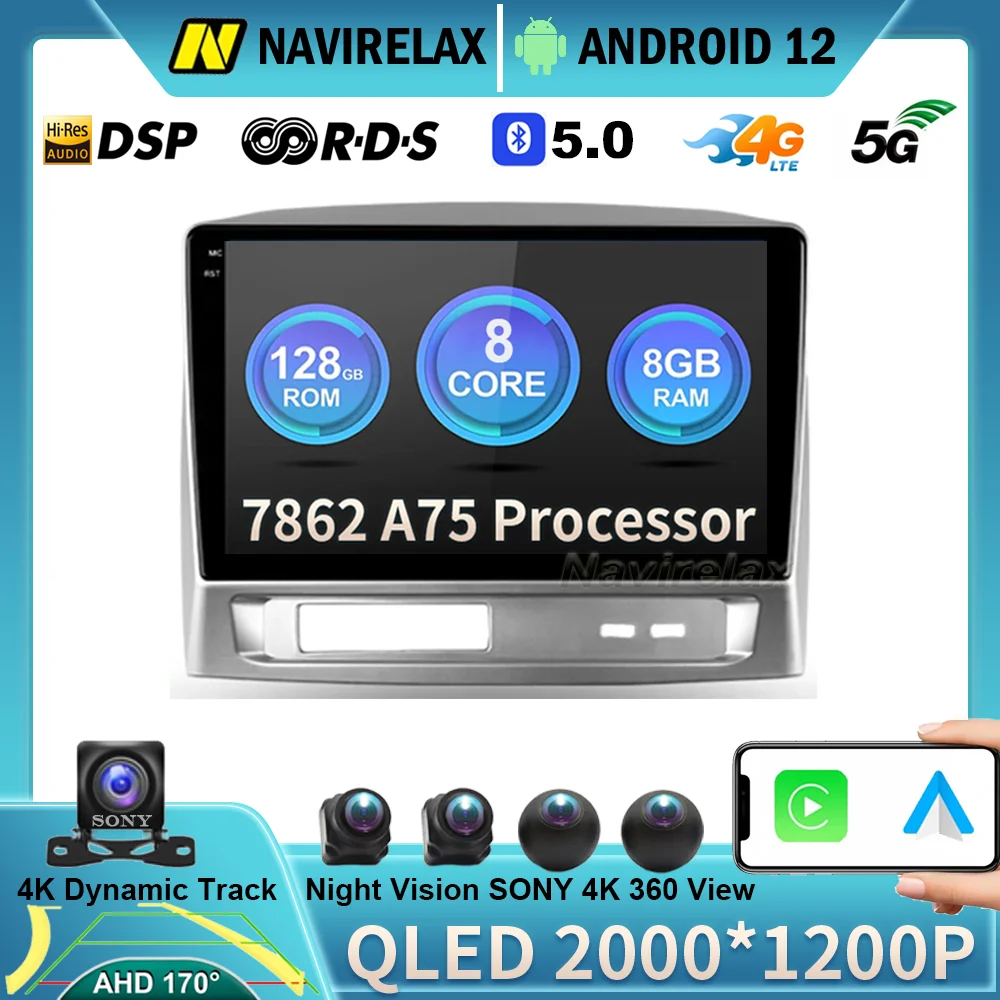 

Автомагнитола на Android 12 для Geely MK 1 2006-2013, мультимедийный видеоплеер, навигация Carplay, GPS, Wi-Fi, 4G, DSP, BT, 2 Din, DVD