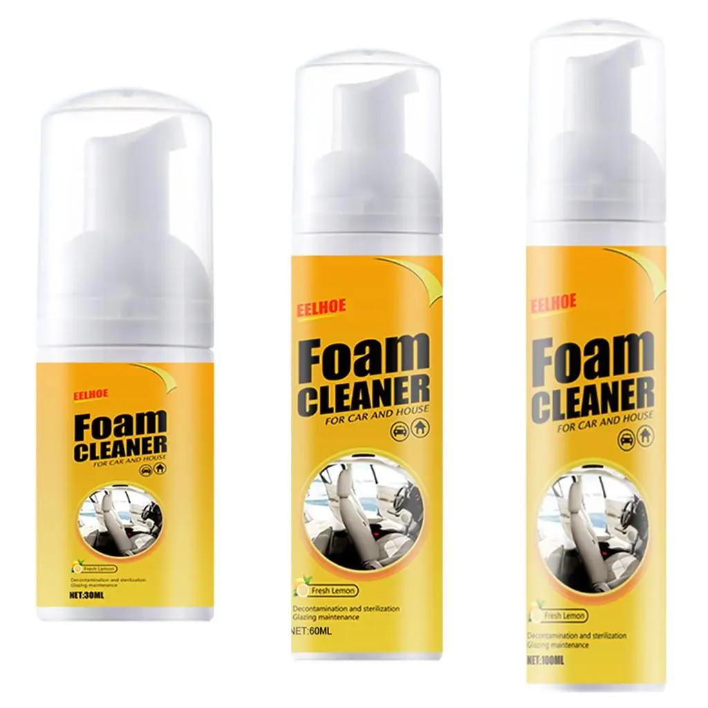 Foam Cleaner Ceiling Leather Flannel Tools Car Interior Home