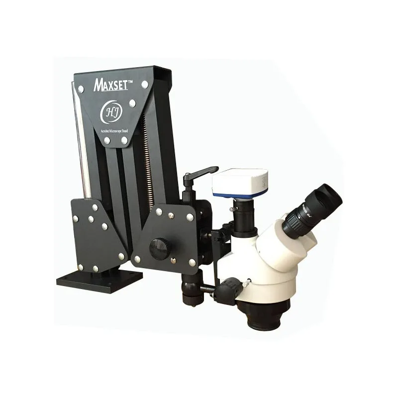 

Hajet Amazon Supply Professional Jewelry Tools Kits Optical 7X-45X Diamond Gem Setting Microscope With Camera