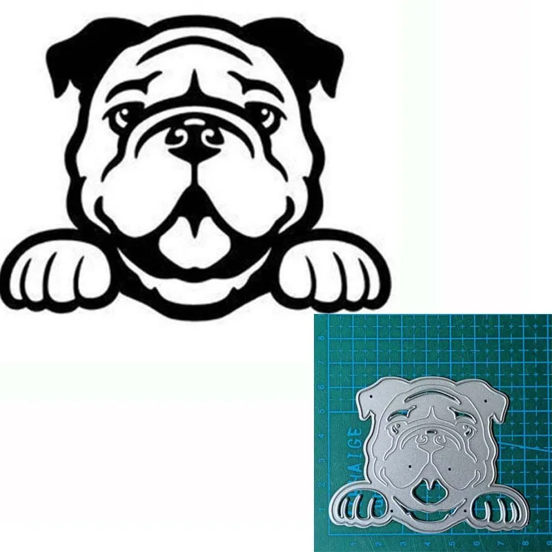 Металлические штампы форма животные Собаки Скрапбукинг Украшение бумажная