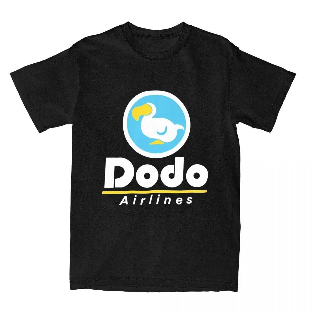 Animal Crossing New Horizons T Shirts Men Cotton Vintage T-Shirts Round Collar Dodo Airlines Tees Short Sleeve Clothing