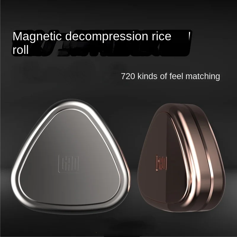 Studio Magnetic Rice Ball Maga Multi-Function Decompression Push EDC Stainless Steel Casual Trend Office