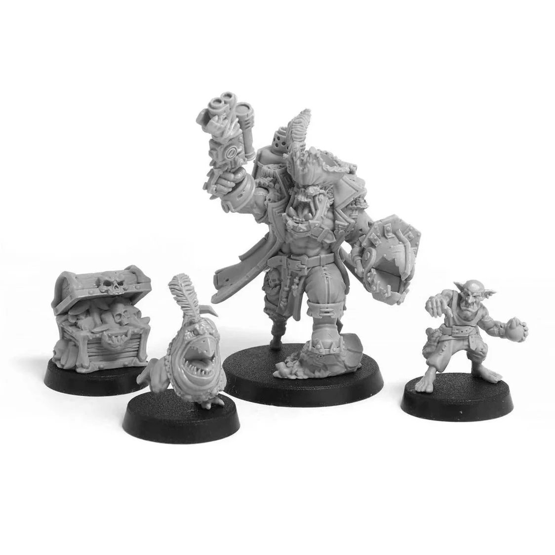 

Неокрашенная каучуковая модель Kaptin Bluddklaw Ork, набор для гаража, сверхмощный экскаватор, морская Боевая Шахматная ручка, окрашенная настольная игра, модель