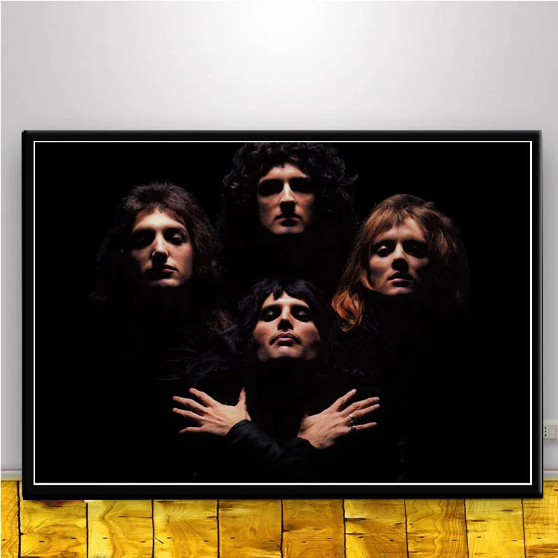 

Rock Queen, Bohemian Rhapsoy Canvas Painting Posters And Prints Wall Pictures For Living Room Retro Decoration Home Decor Plakat