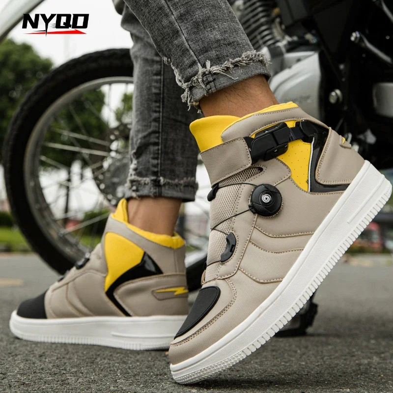 Новая мотоциклетная обувь для мужчин и женщин четырехсезонная доски
