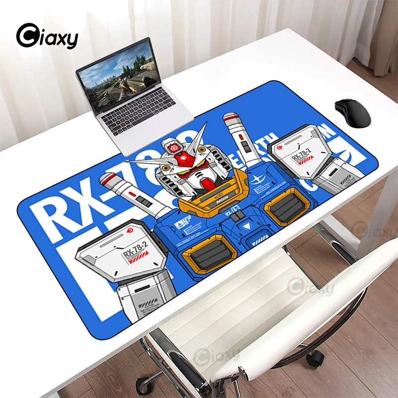 

Blue Gundam Desk Mat Xxl Mouse Mats Gamer Keyboard Pad Gaming Laptops Computer Mousepad Anime For Office Desktop Deskmat Csgo