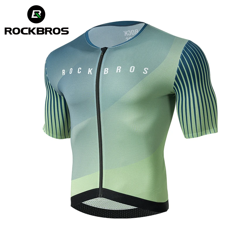 

ROCKBROS Red-dot Cycling Jersey MTB T-shirt Mountain Bike Wear Summer Clothes High-Quality With YKK Zipper Sportswear Breathable