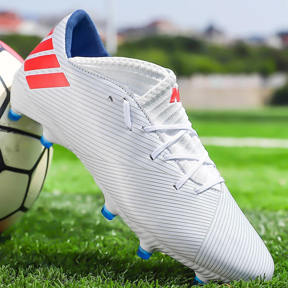 Men's Football Shoes Grass Football Ankle Boots Non-slip Unisex Indoor Football Shoes Futsal Training Shoes 35-45