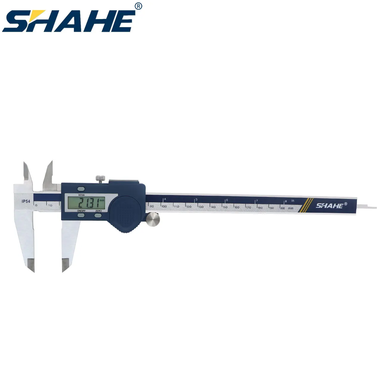 

SHAHE Stainless Steel Paquimetro Digital Caliper 200 mm Digital Micrometer Caliper 200 mm Vernier Caliper Measuring Tools