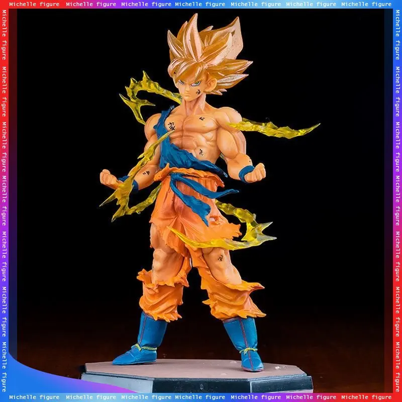 

18cm Figure Anime Dragon Ball Son Goku Super Saiyan Goku DBZ Action Figure Model Gifts Collectible Figurines for Kids